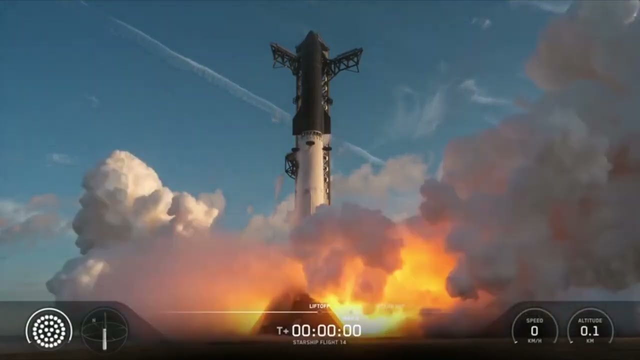 STARSHIP LO CONSIGUIÓ! POR PRIMERA VEZ EL COHETE MÁS GRANDE DEL MUNDO LLEGÓ A LA ÓRBITA