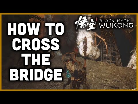 How to cross the bridge with hanging Spiders at Cliff of Oblivious | Black Myth Wukong