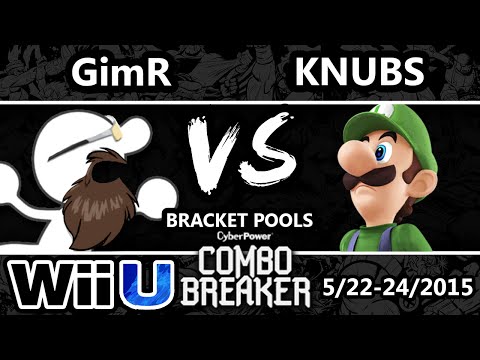 Combo Breaker - Knubs (Luigi) Vs. VGBC | GimR (G&W) SSB4 Pools LF - Smash Wii U - Smash 4