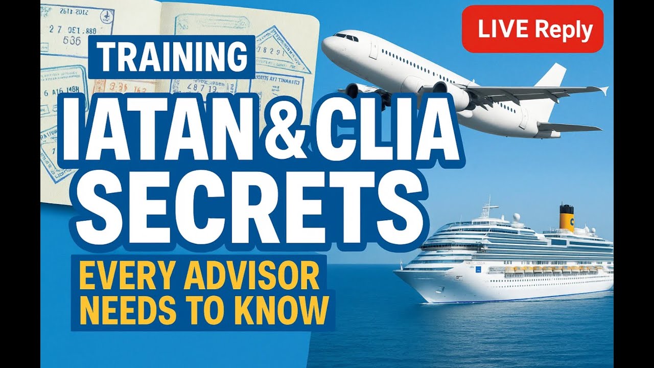 ✈️ Travel Advisor Perks Explained: IATAN & CLIA Secrets Every Agent Should Know 🌍