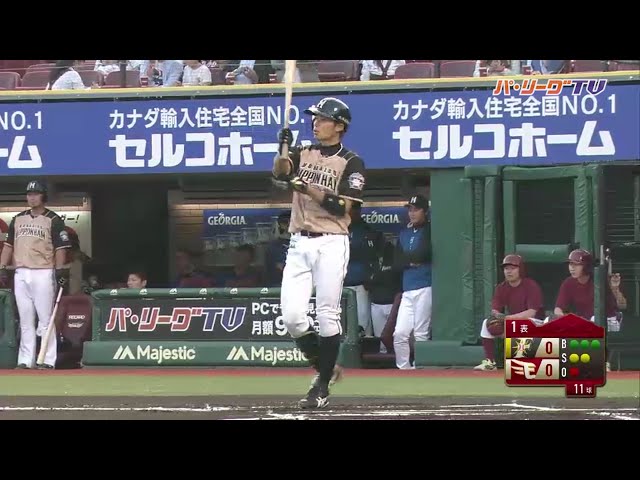 ファイターズ・中島卓 意地の長打