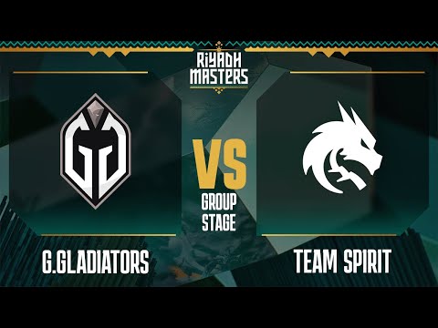 G.Gladiators vs. Team Spirit // Riyadh Masters 2023 – Day 3 – Group Stage