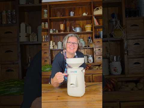 Grain Milling with Tanya: EcoHub Stone Mill Action!