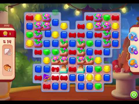 HomeScapes Level 3192 no boosters (15 moves)