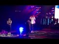Usher Brings Out Chris Brown And August Alsina In L A