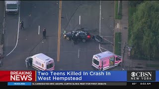 Chopper 2: Teens Killed, Driver Hospitalized After West Hempstead Crash