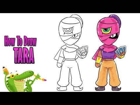 how to draw tara brawl stars | tara