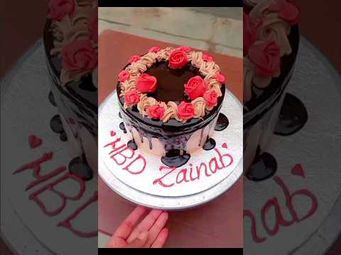 Beautiful Red Rose Chocolate Cake😍 #viral #shorts #youtubeshorts