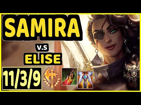 MINERVA (SAMIRA) vs ELISE - 11/3/9 KDA JUNGLE GAMEPLAY - BR Ranked GRANDMASTER