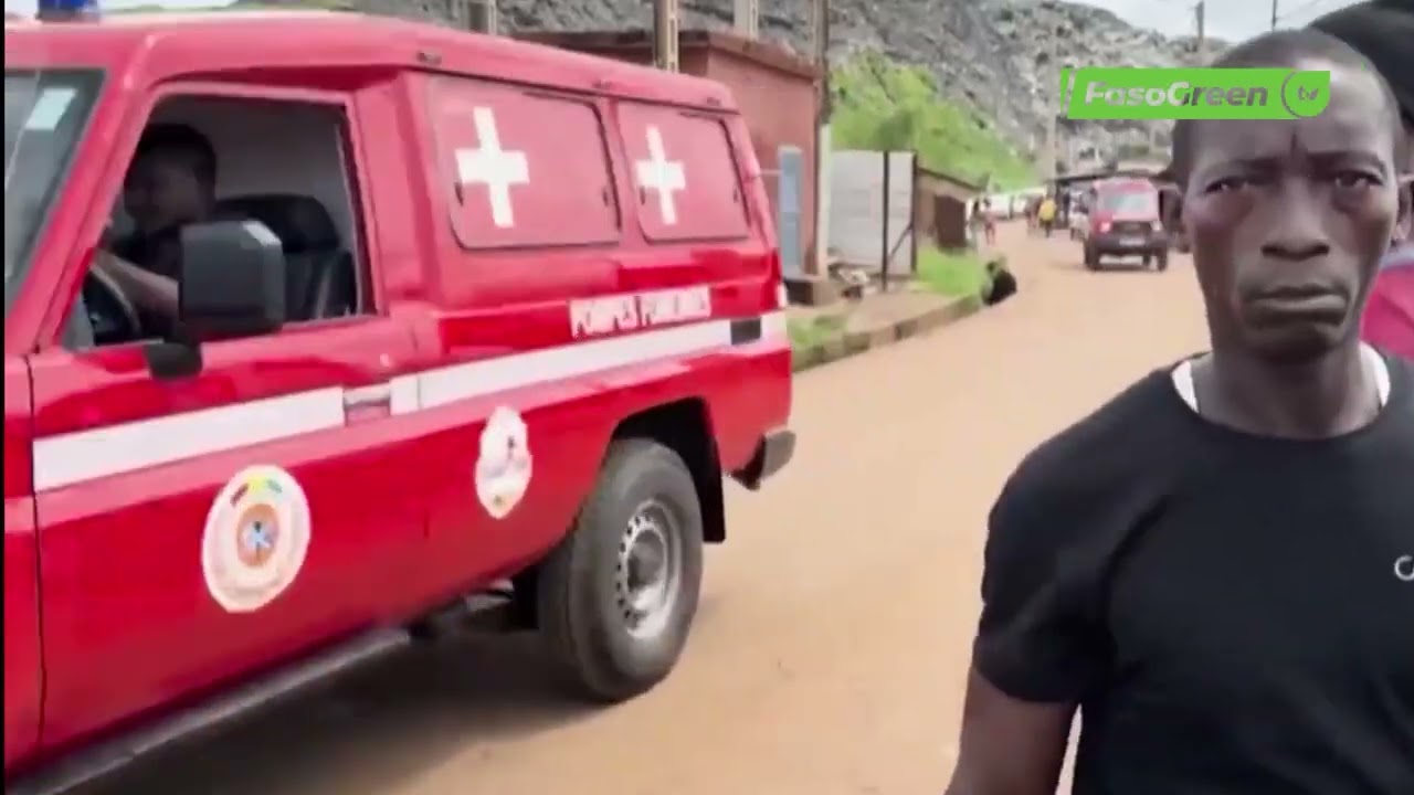 Conakry : la décharge de Dar-es-salam cède sous les pluies