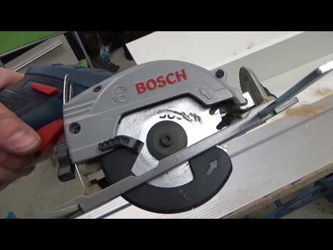 Bosch GKS 10,8V  im Praxis- Test mit Führungsschiene