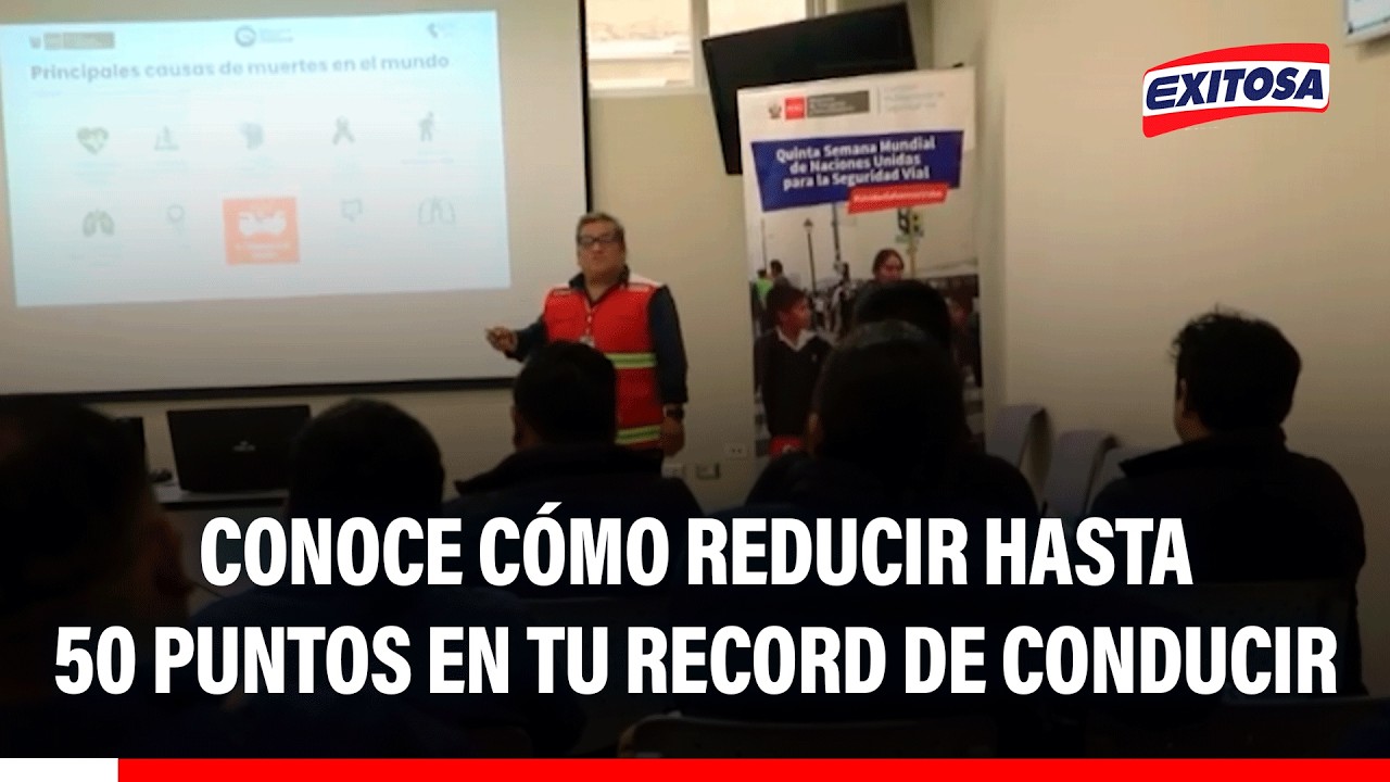 🔴🔵 Conoce cómo reducir hasta 50 puntos en tu record de conducir cursos de seguridad vial