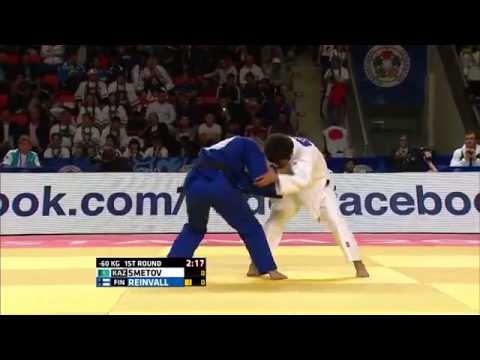 Yeldos Smetov vs Juho Reinvall World Judo Championships 2015 - Astana