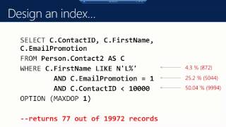 Back to Indexes - The Original Culprit - Amit Bansal's TechEd Europe 2013 session!