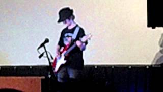 Evan, Nat'l Anthem, UA talent show