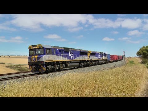 SCT / SBR 7922V Dooen Container Train - PoathTV Australian Railways