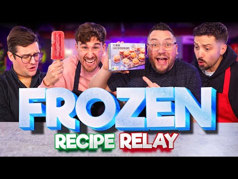 FROZEN INGREDIENTS ONLY Recipe Relay Challenge | Pass It On S3 E13