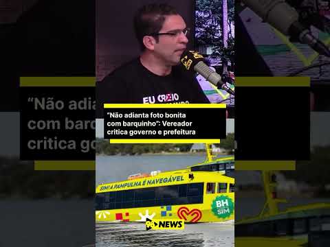 Em entrevista à 98 News, o vereador Braulio Lara Novo criticou o projeto de navegação na Pampulha