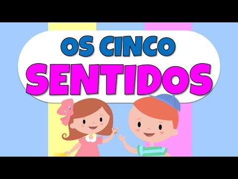 Cinco sentidos - Audição, visão, tato, olfato, paladar - Vídeo educativo