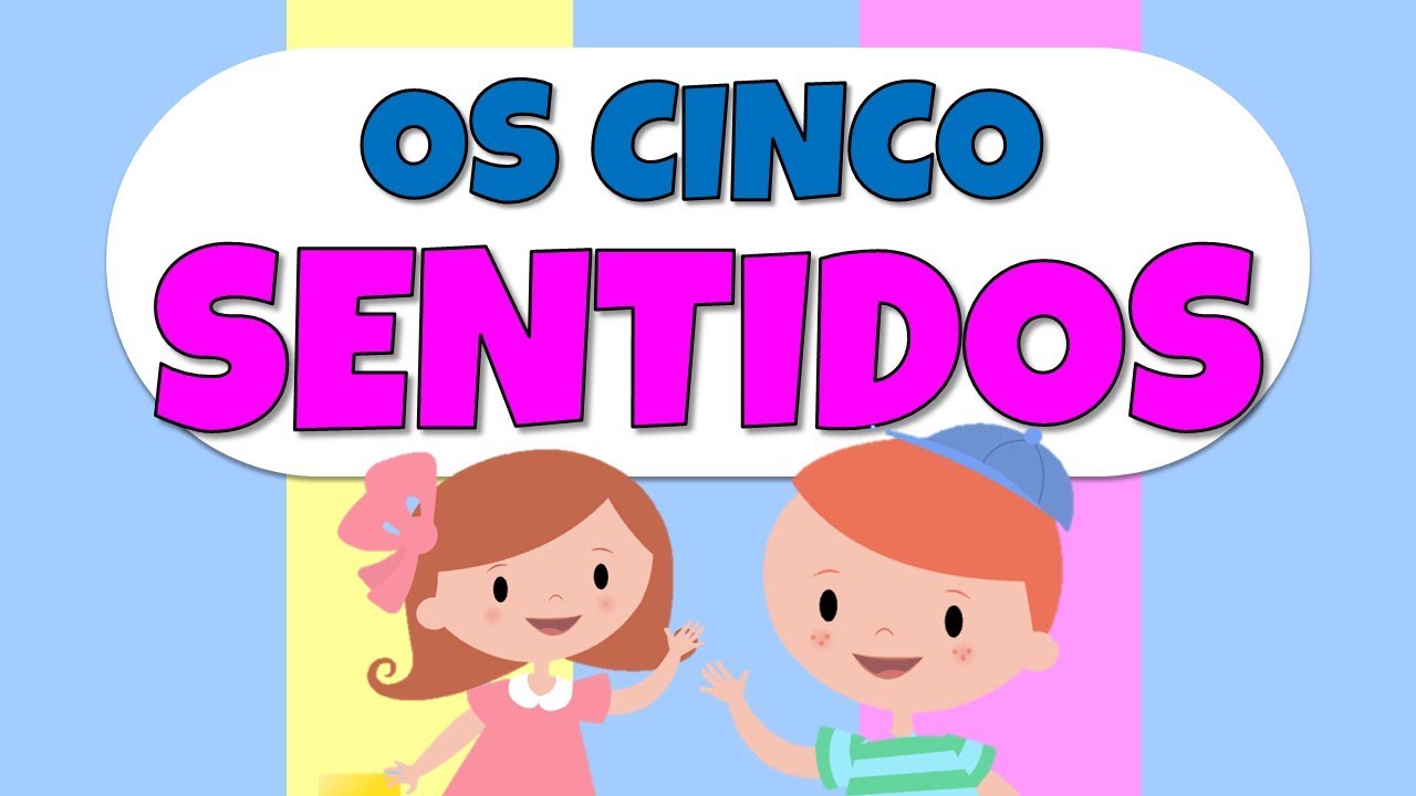 Cinco sentidos - Audição, visão, tato, olfato, paladar - Vídeo educativo