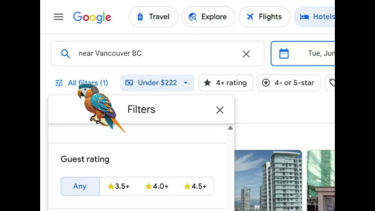 YouTube video preview