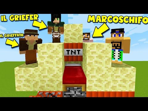 IL GRIEFER, IL GRIEFFATO, MARCOSCHIFO ! - Bedwars su Minecraft ITA w/ ErenBlaze Tech Tear