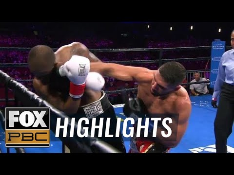 Ahmed Elbiali knocks down Allan Green in all rounds, secures KO victory | HIGHLIGHTS | PBC ON FOX