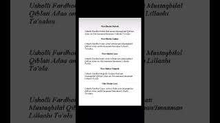 Download lagu Niat shalat 5 waktu | #shalat #adzan #islam mp3