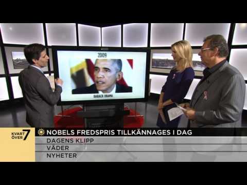 Marcus Oscarssons favoriter till Nobels fredspris - Nyhetsmorgon (TV4)