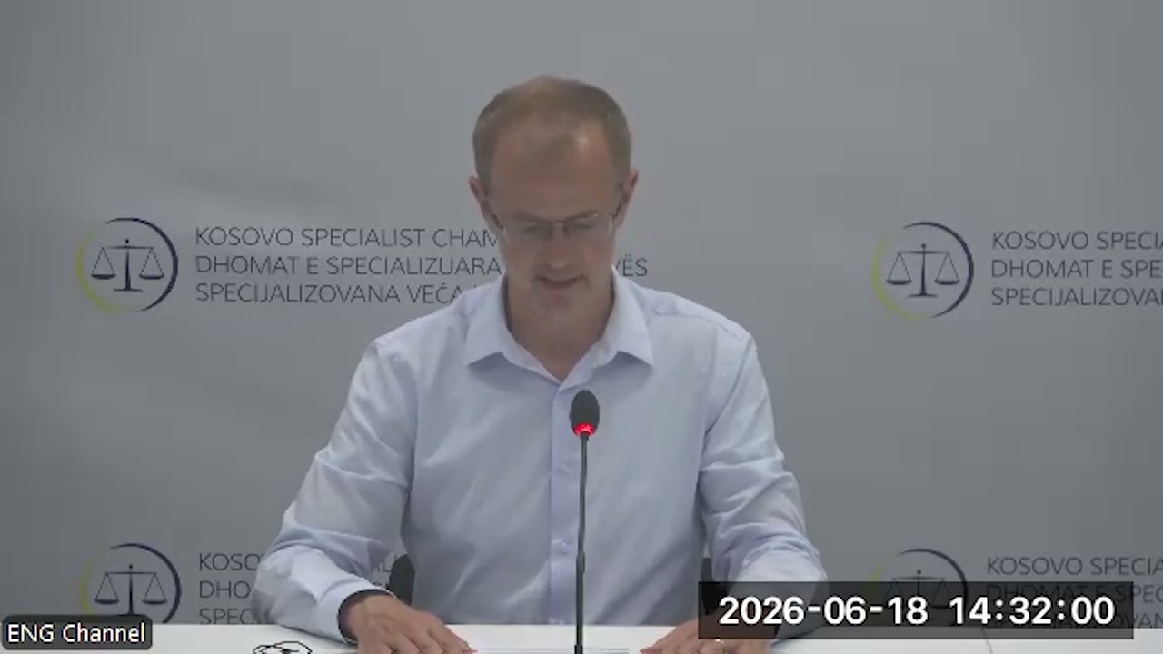 18/06/2026: Brifing za medije Specijalizovanih veća