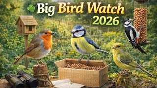 🎥 ✅ 🐦 Big Bird Watch 2026 🌿 | Join Me at the Allotment for the UK’s Biggest Wildlife Event!