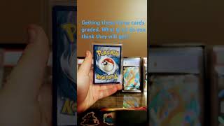 Getting my cards graded.