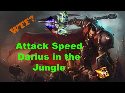 WTF? Attack Speed Darius Jungle - Full Game Commentary