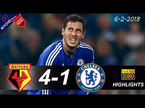 Watford Vs Chelsea 4-1 (6-2-2018)| All Goals & Highligts
