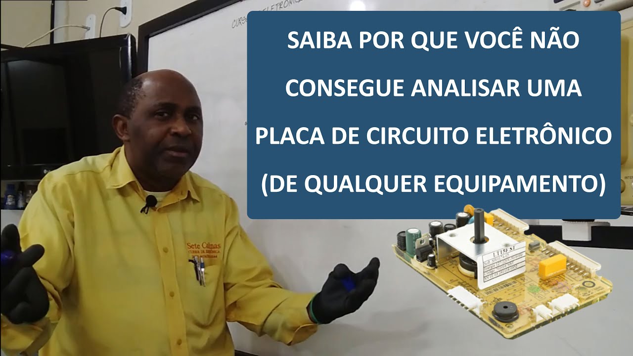 Saiba por que você não consegue analisar uma placa de circuito eletrônico (De qualquer equipamento)