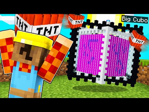 PROVIAMO A DISTRUGGERE IL BIG CUBO NELLA BIG VANILLA SU MINECRAFT!!