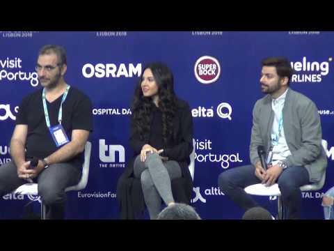 ESCKAZ in Lisbon: Aisel (Azerbaijan) press-conference