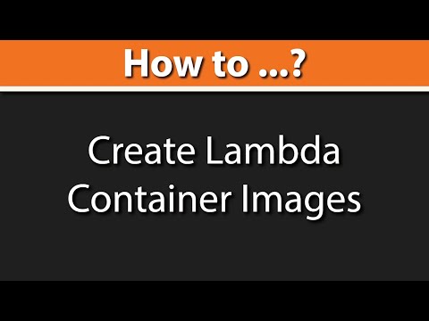 How To Create Lambda Container Images Api Gateway Aws Lambda Nodejs