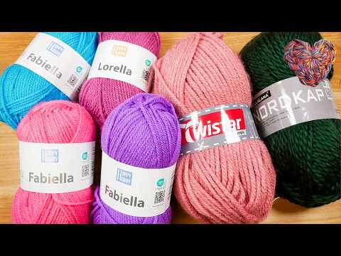 Haul | Bargain yarn for €1?! + Mini pattern for Valentine's Day ❤️
