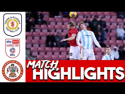 HIGHLIGHTS: Crewe Alexandra 3-3 Accrington Stanley