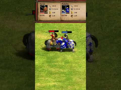 Savar vs Paladin (AoE2) #Shorts