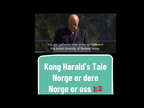 Reaction To The Norwegian King’s Speech: Norway Is One | Kong Harald