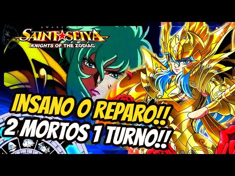 REPARO DO AFRODITE FICOU INSANO! PERDEU HP É GG! SAINT SEIYA AWAKENING