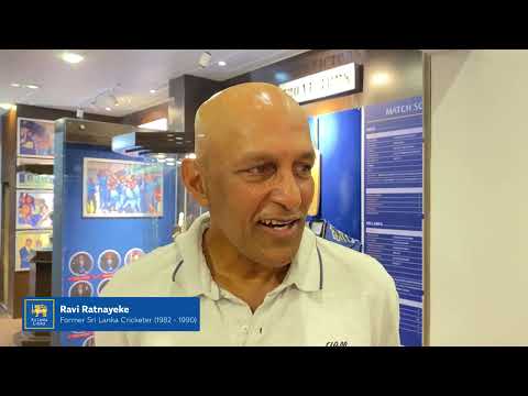 Former Sri Lanka star Ravi Ratnayeke visited the cricket museum to cherish the glorious memories!