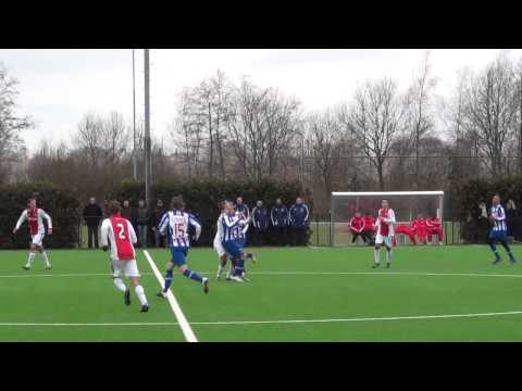 Sc Heerenveen A1 - Ajax A1 kwartfinale KNVB-beker seizoen 2011 - 2012 met op goal Andries Noppert.