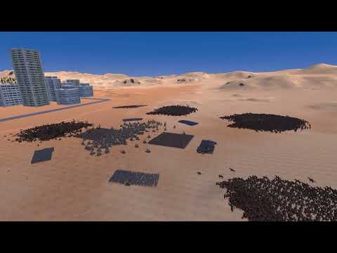 10,000 Cavalry VS 4000 Spartan Regiment|Ultimate Epic Battle Simulator
