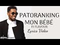Patoranking Ft Flavour Mon Bebe Lyrics Video