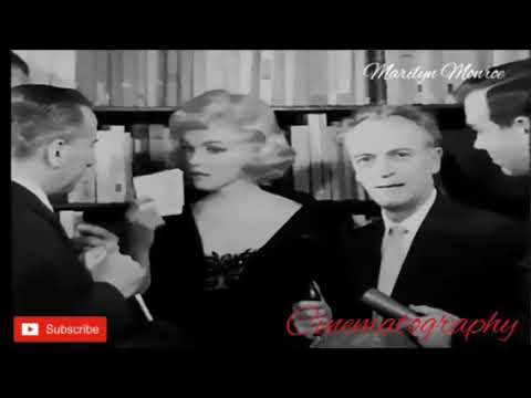 Marilyn Monroe Footage David di Donatello Press Conference 1959