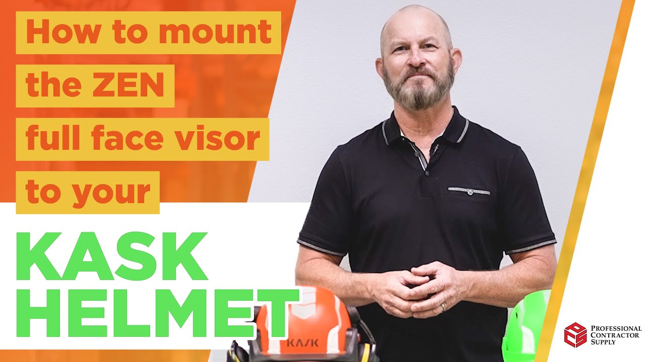 Mounting the ZEN FF full face visor to your KASK safety helmet.