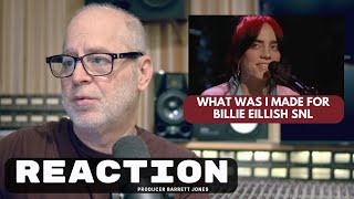 Billie Eilish - What Was I Made For | SNL | Reaction